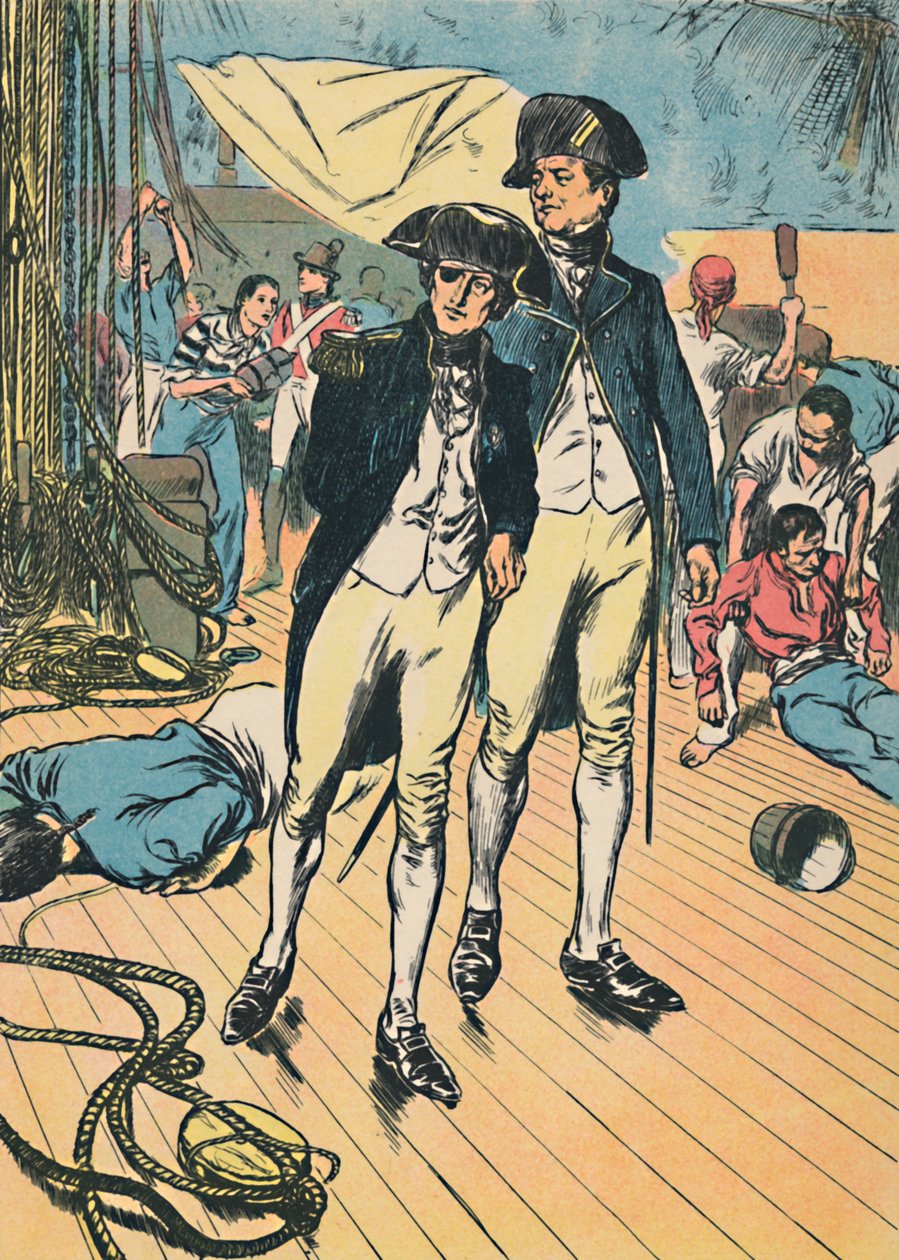 Nelson o vítězství u Trafalgaru, c1907 od Unbekannt
