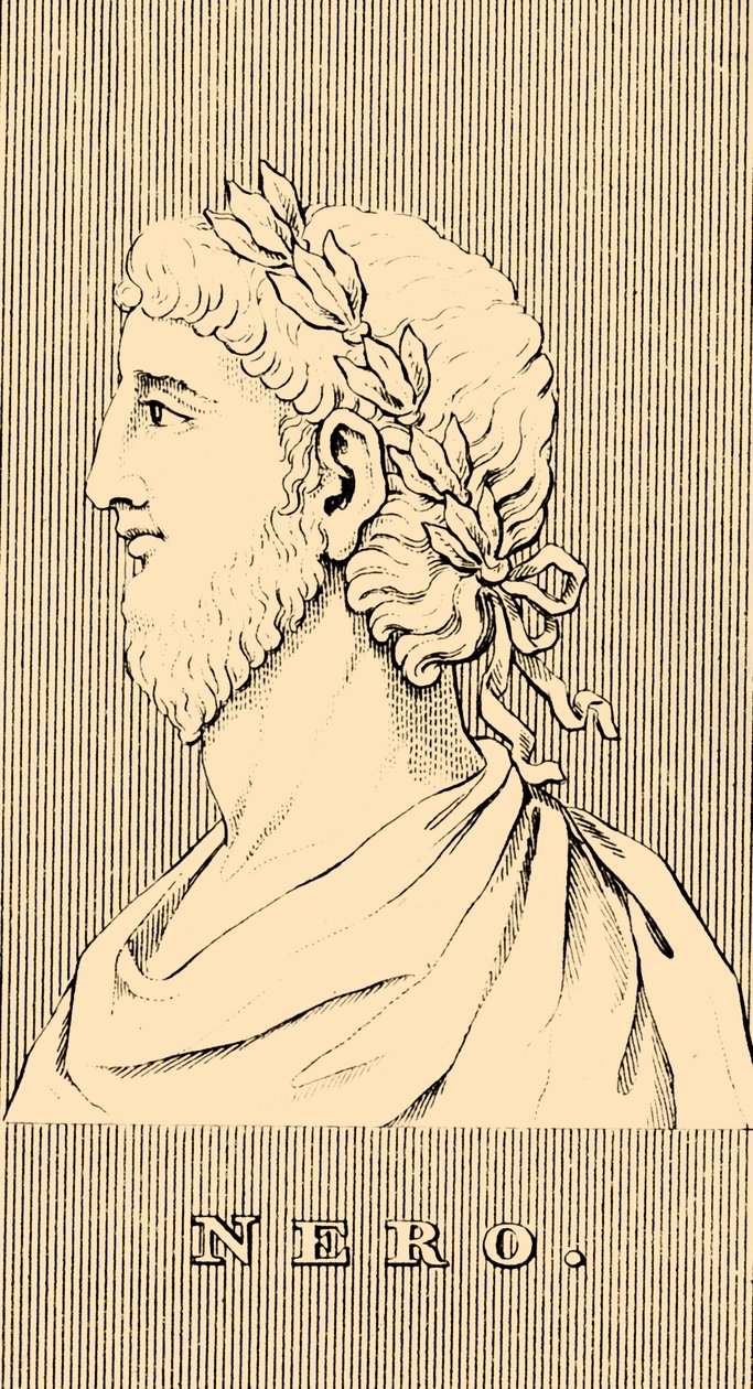 Nero, 37-68 našeho letopočtu, 1830. od Unbekannt