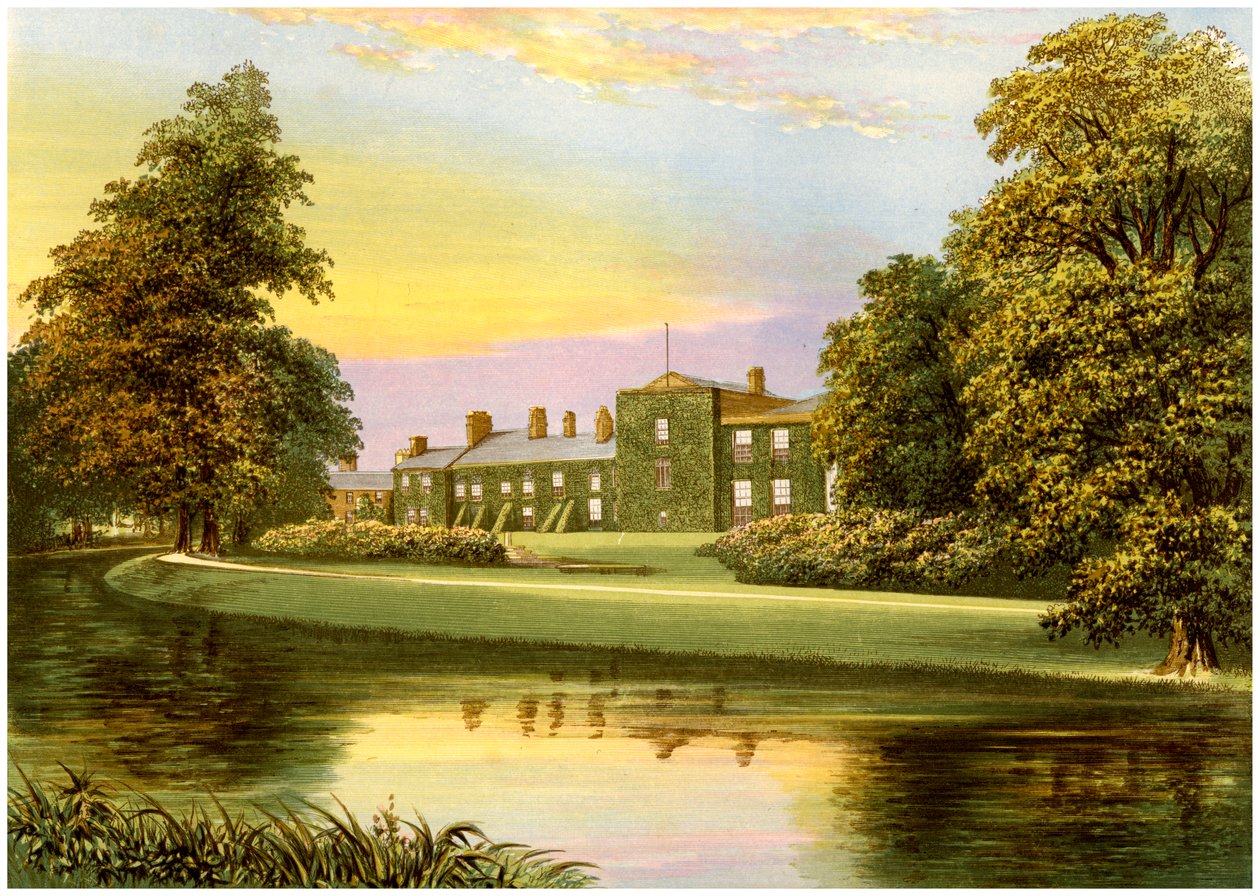 Netherhall, Cumbria, domov rodiny Pocklington-Senhouse, c1880 od Unbekannt