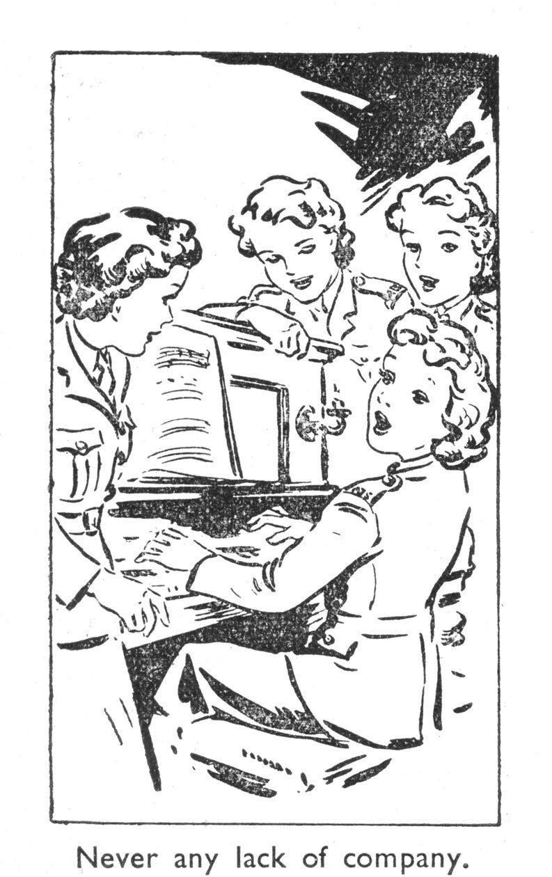 Nikdy žádný nedostatek společnosti, 1940 od Unbekannt