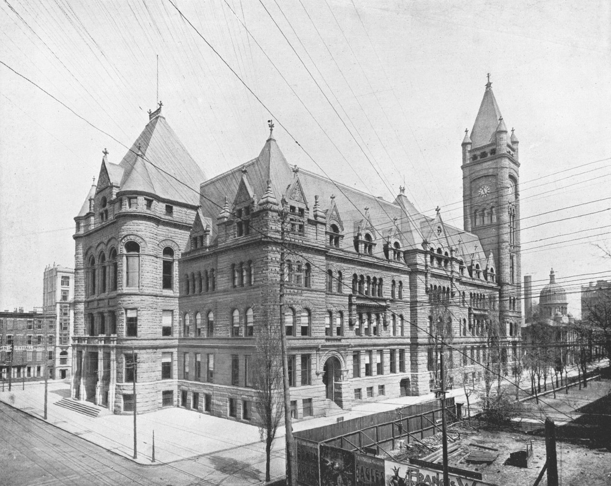 Nová radnice, Cincinnati, Ohio, USA, c1900. od Unbekannt