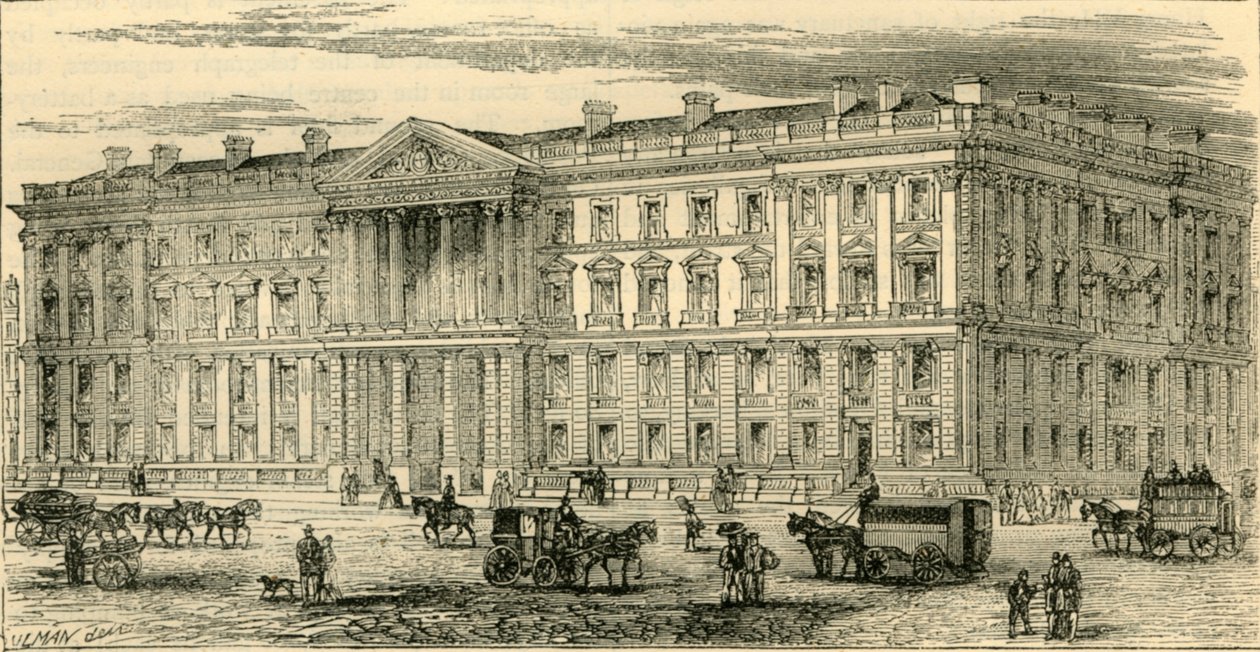Nová hlavní pošta, St. Martins-Le-Grand, c1872. od Unbekannt