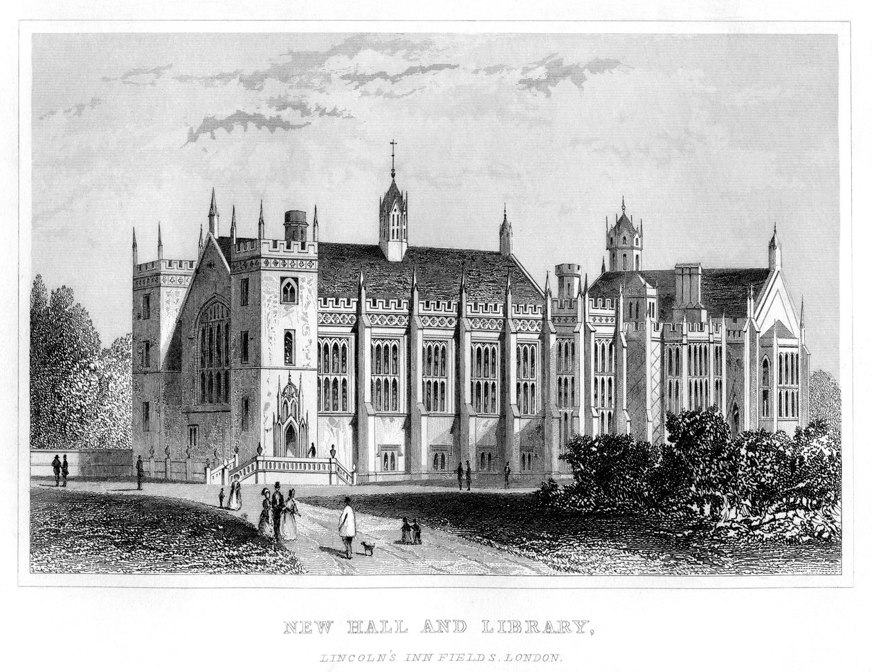 New Hall and Library, Lincolns Inn Fields, Londýn od Unbekannt