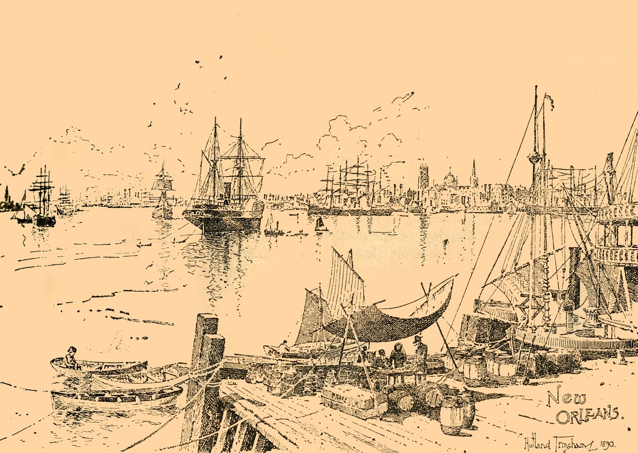 New Orleans, Louisiana, c1890. od Unbekannt