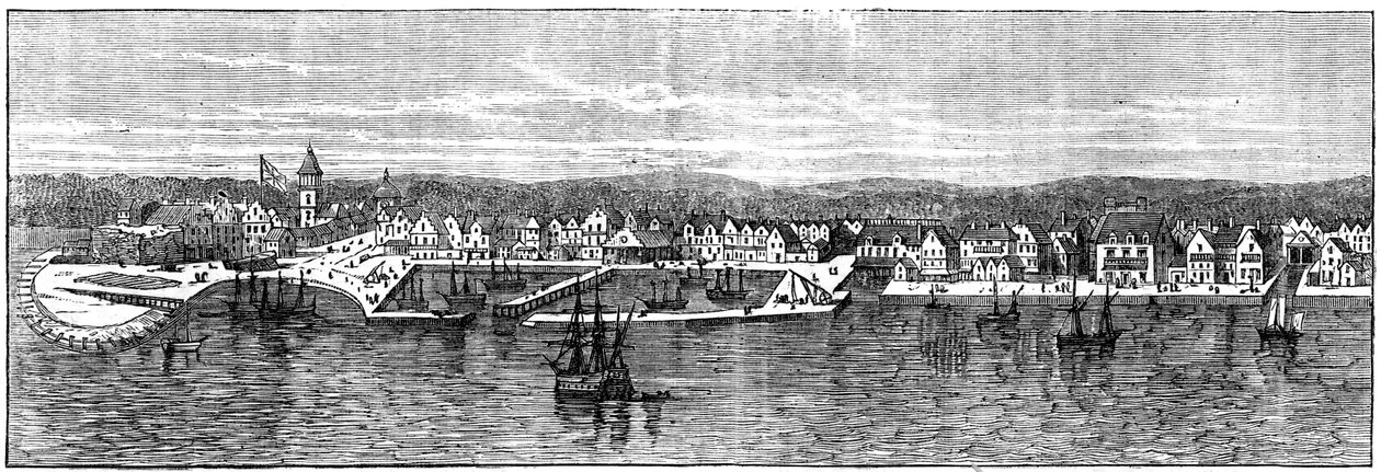 New York v polovině 18. století, c1880 od Unbekannt