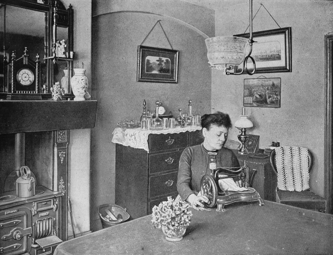 Nový pokoj ve vzorovém obydlí, Londýn, c1900 1901 od Unbekannt