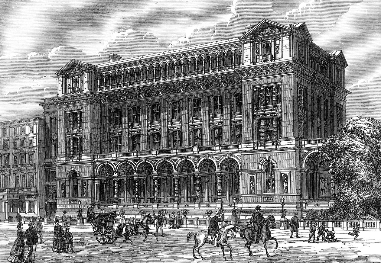 Nové vědecké školy, South Kensington, Londýn, 19. století od Unbekannt