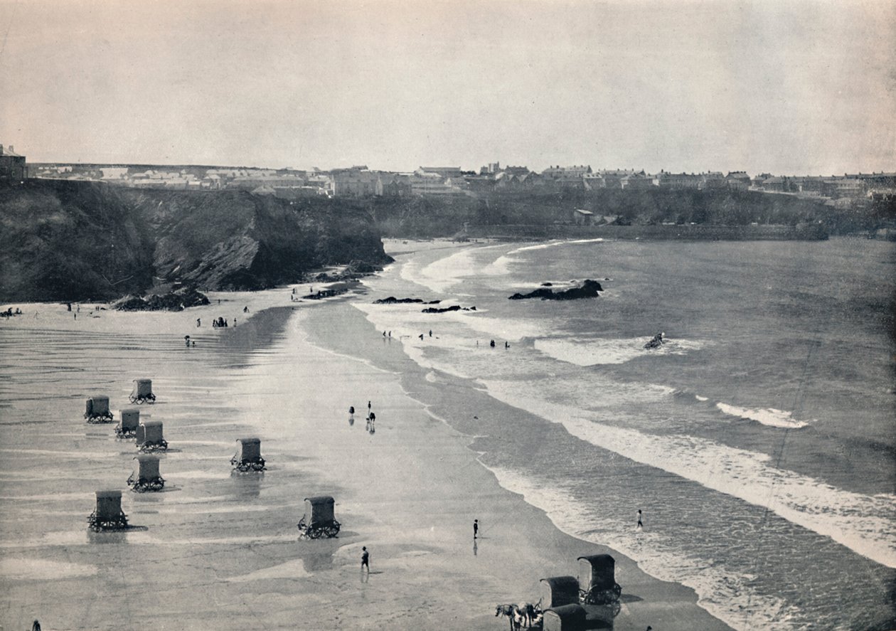 Newquay – Tiché místo ke koupání, 1895 od Unbekannt