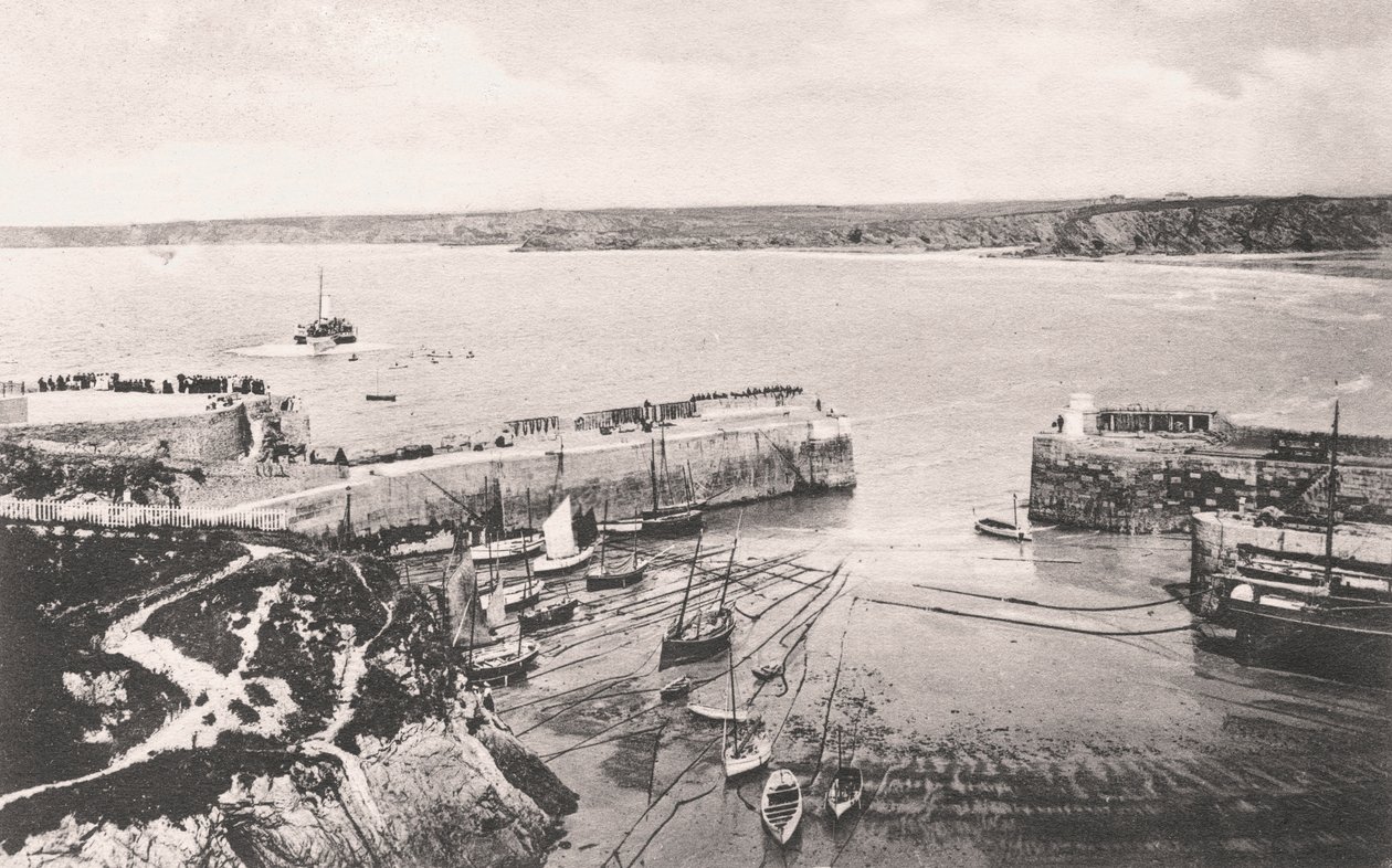 Přístav Newquay, Newquay, Cornwall, 1908 od Unbekannt