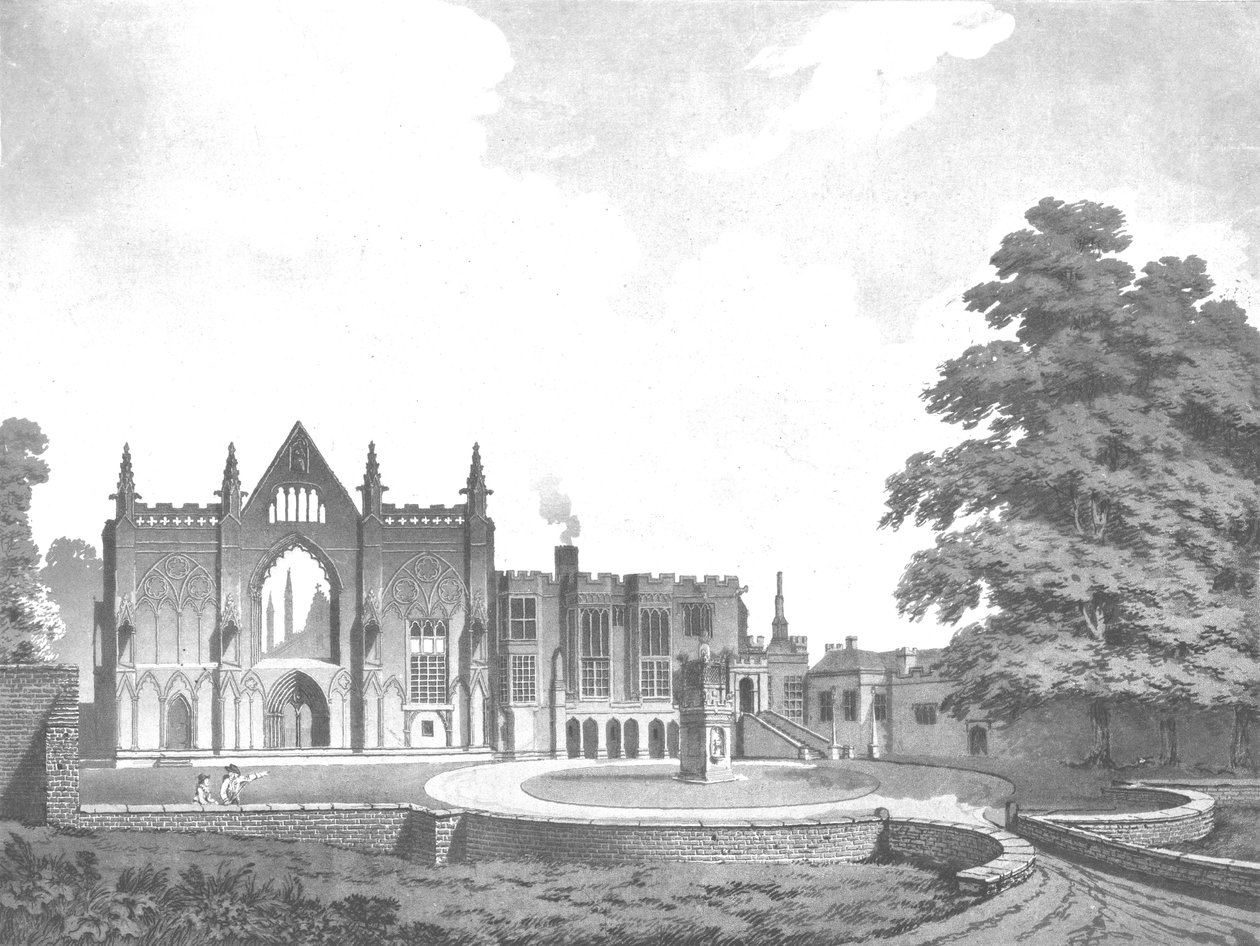 Newstead Abbey, Nottinghamshire, 18. století od Unbekannt