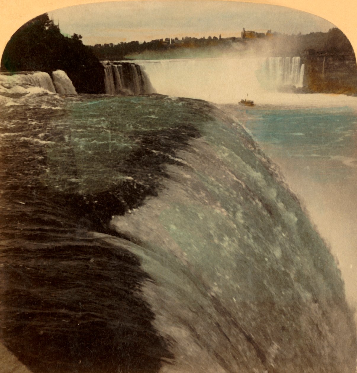Niagarské vodopády z Prospect Point, U.S.A., 1894. od Unbekannt