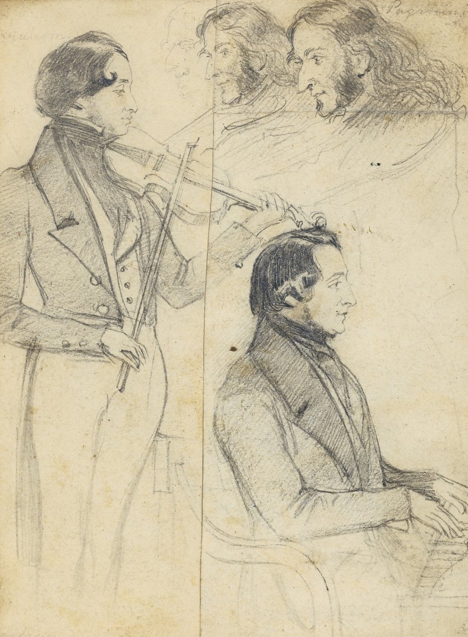 Niccolò Paganini 1782-1840 od Unbekannt