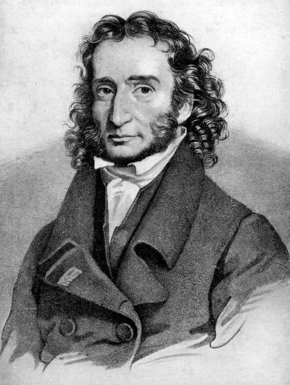 Niccolò Paganini , italský houslista, 19. století od Unbekannt