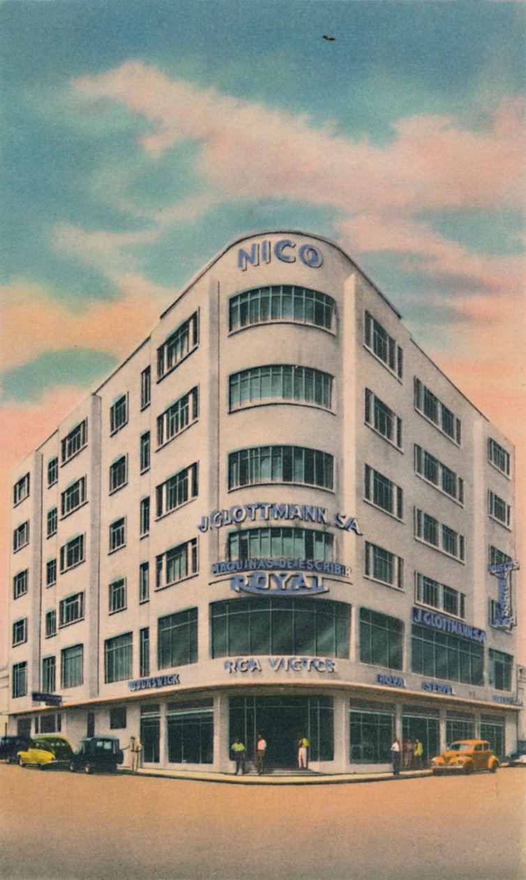 Nico Building, vlastníci: P. & M. Matera, Barranquilla, c1940 od Unbekannt