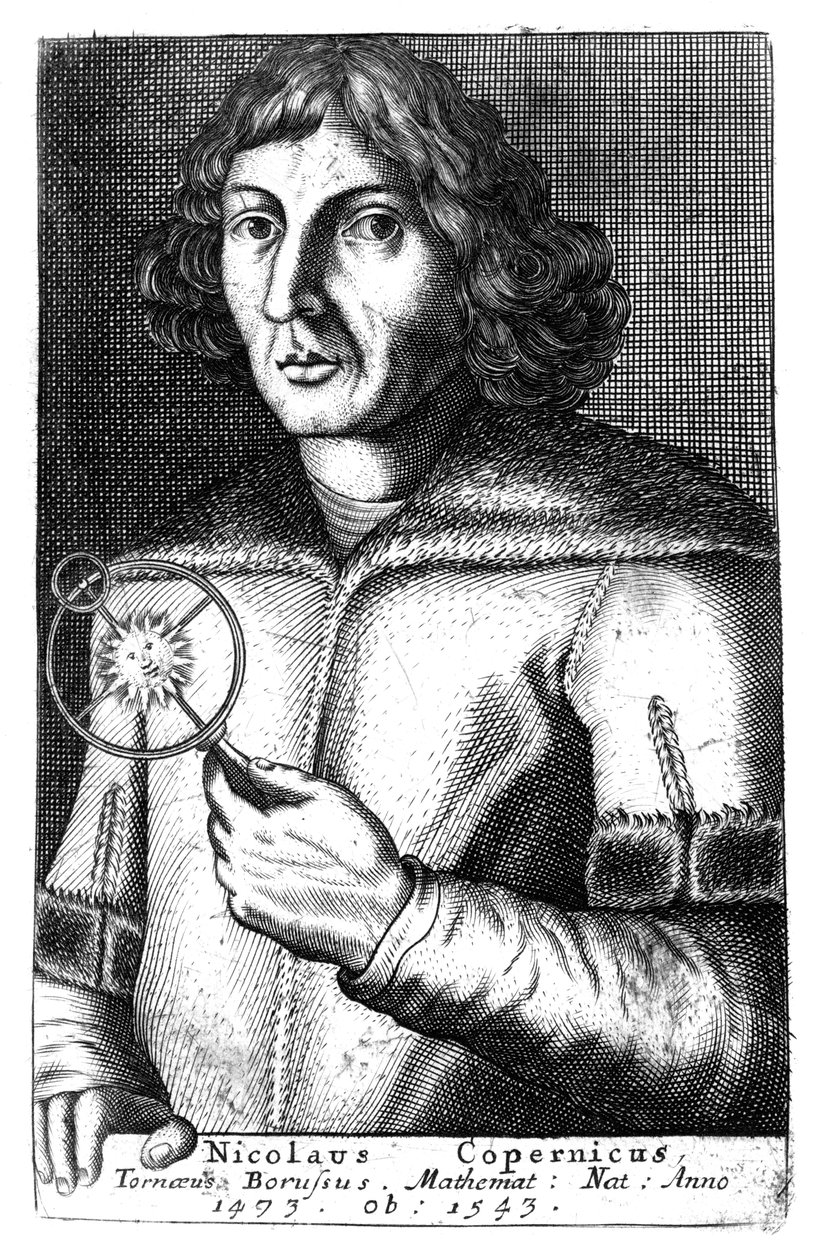 Mikuláš Koperník, polský astronom a matematik od Unbekannt