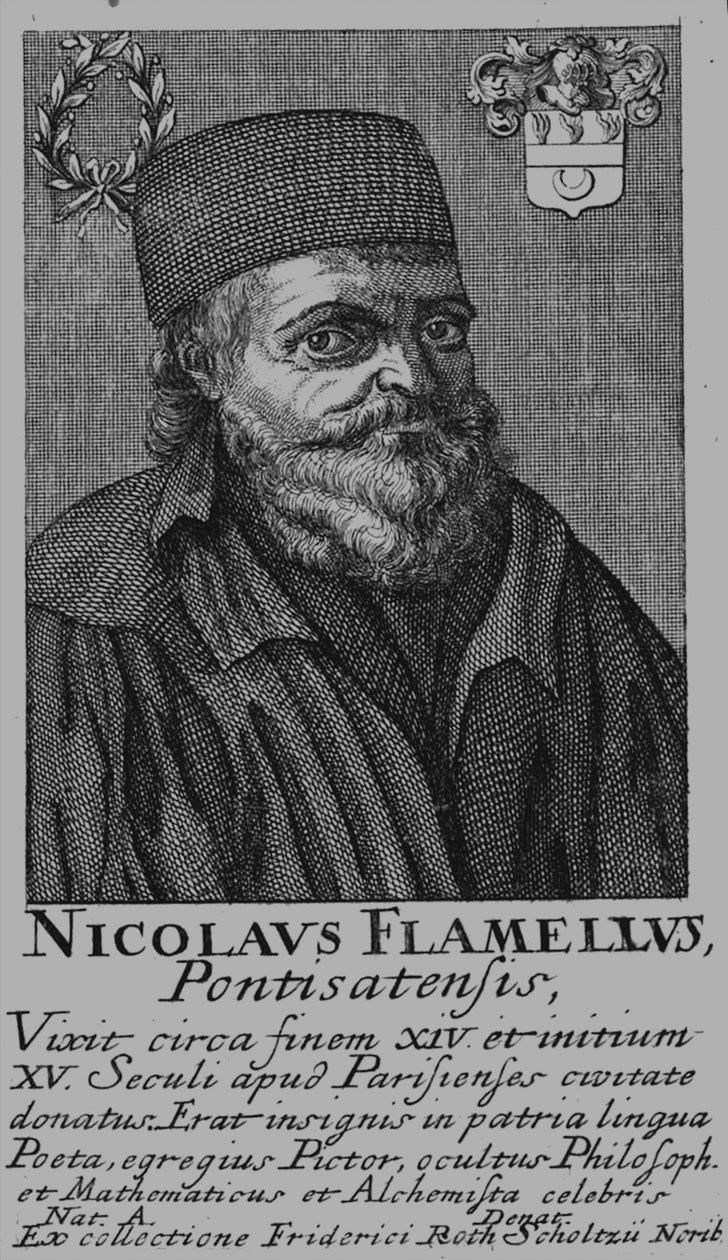 Nicolas Flamel 1330-1418 od Unbekannt