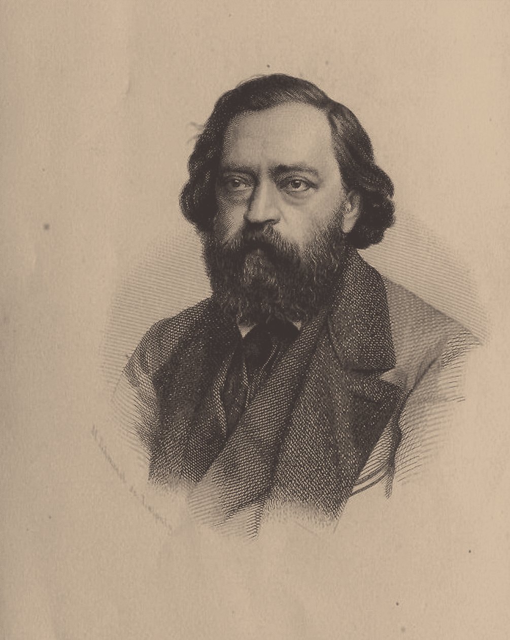 Nikolaj Platonovič Ogarev 1813-1877 od Unbekannt