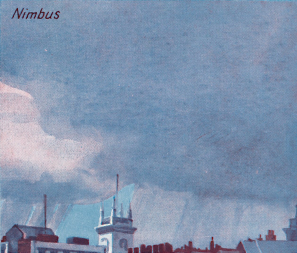 Nimbus - Tucet hlavních mrakových forem na obloze, 1935 od Unbekannt