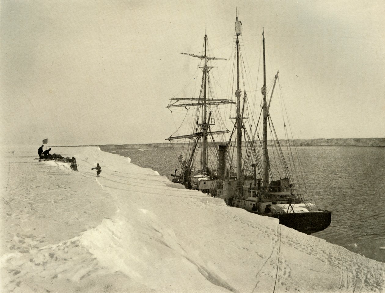 Nimrod Picking Up The Northern Party, c1908, 1909 od Unbekannt