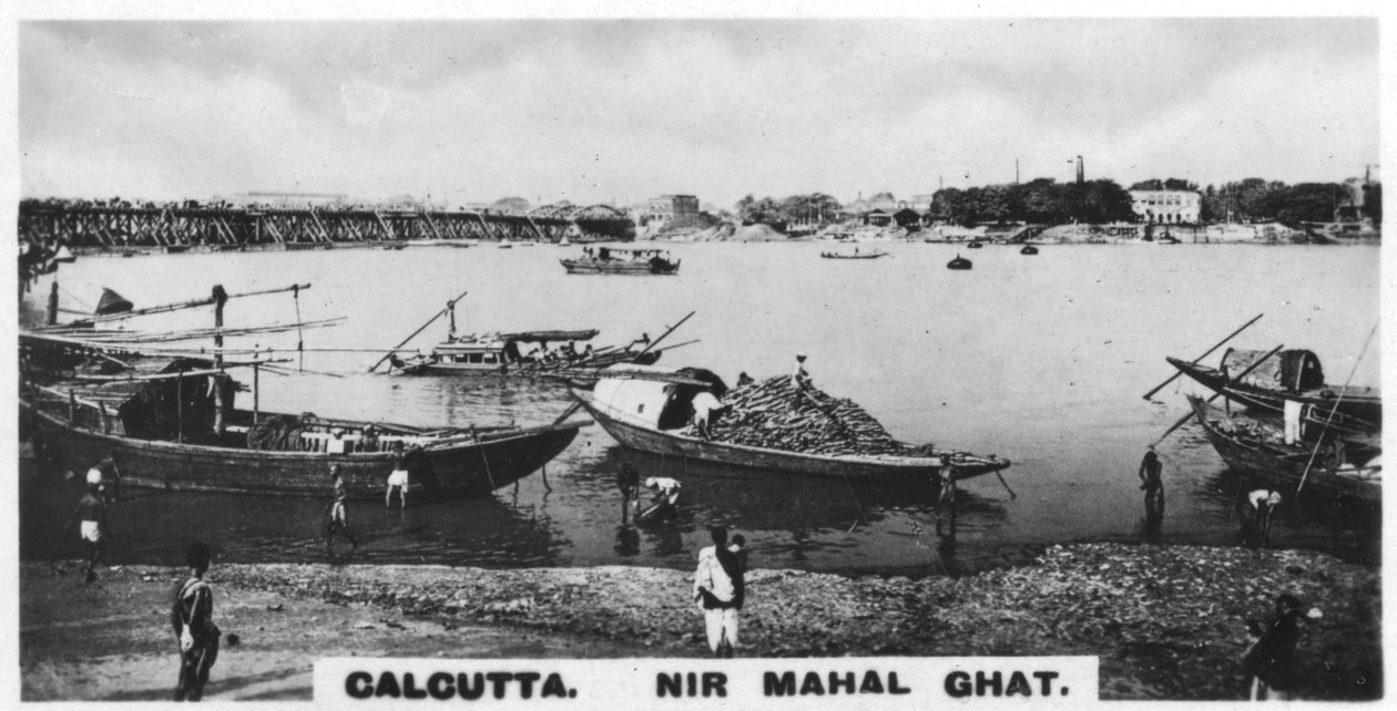 Nir Mahal Ghat, Kalkata, Indie, c1925 od Unbekannt