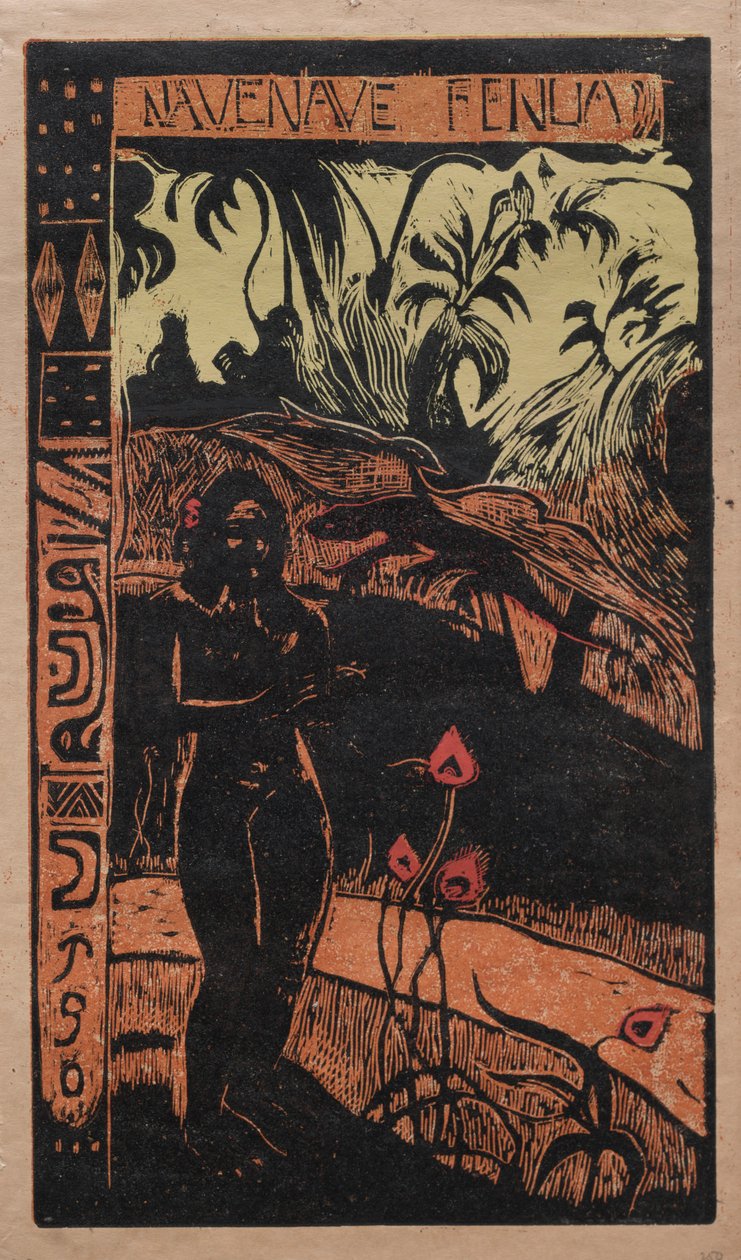Noa Noa: Nave Nave Fenua Voňavý ostrov, 1893-1894. od Unbekannt