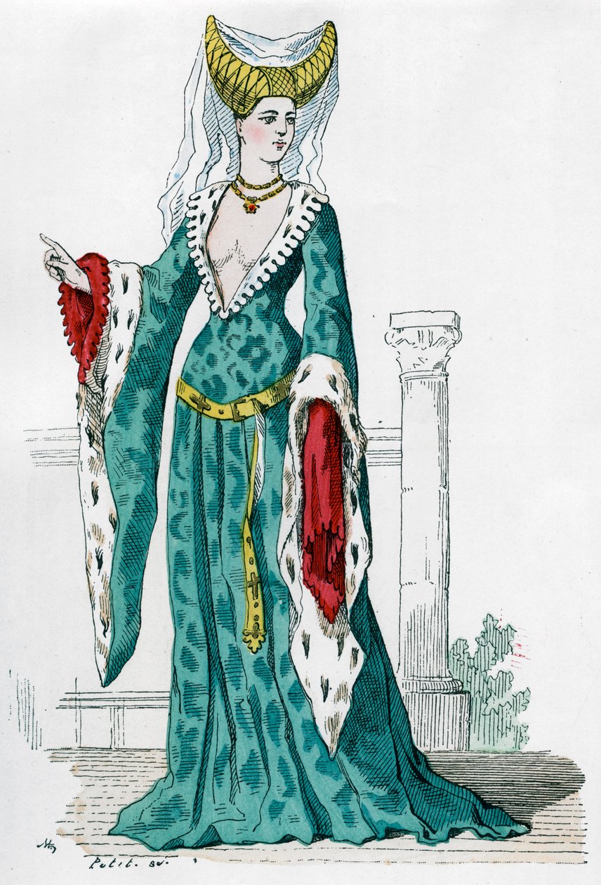 Šlechtica doby francouzského Karla VI., 1380 1882-1884 od Unbekannt