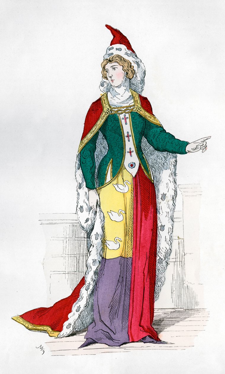 Šlechtica doby Karla V. Francie, 1364 1882-1884 od Unbekannt