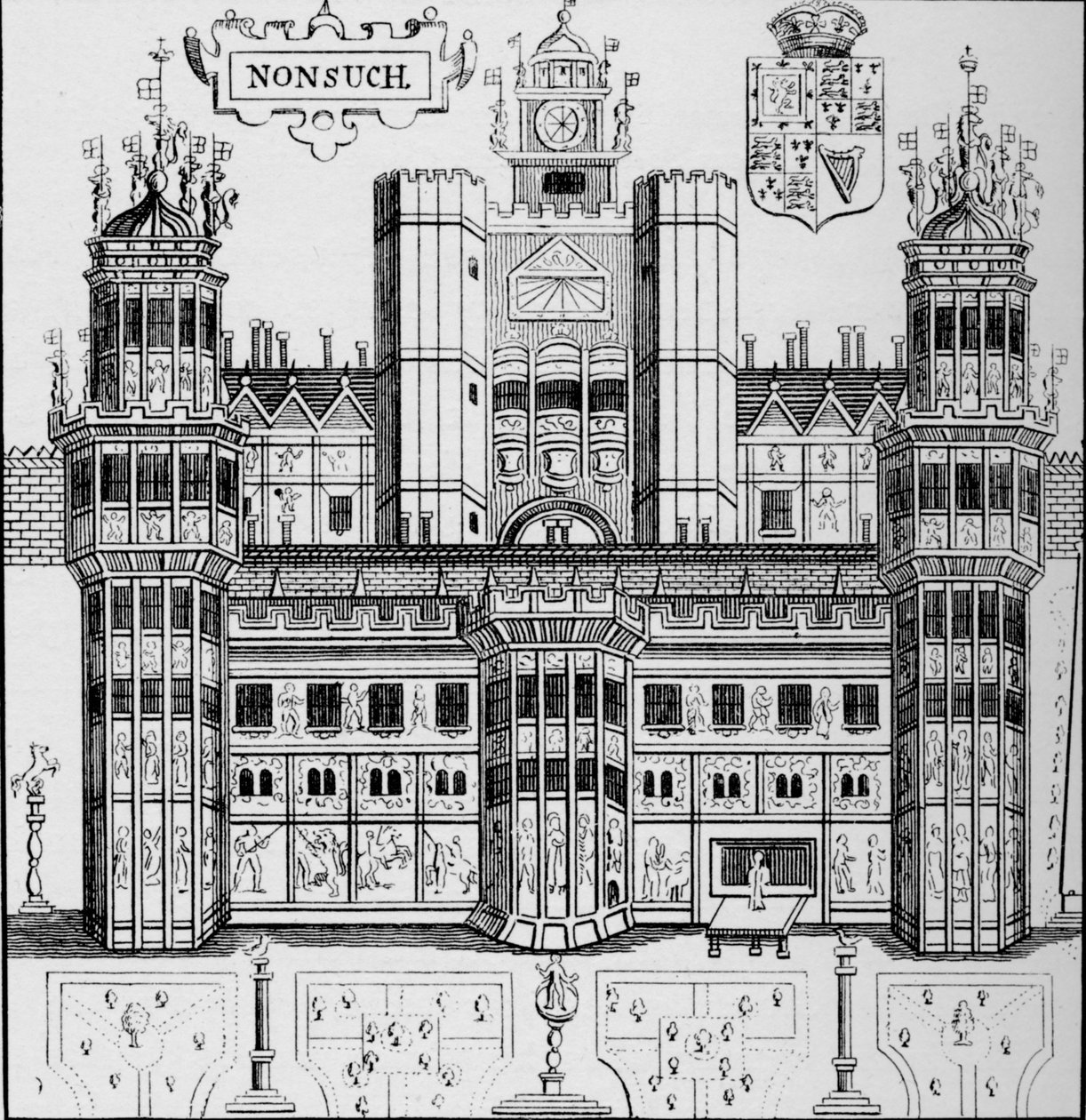 Nonsuch House, Londýn, c1845 1904 od Unbekannt