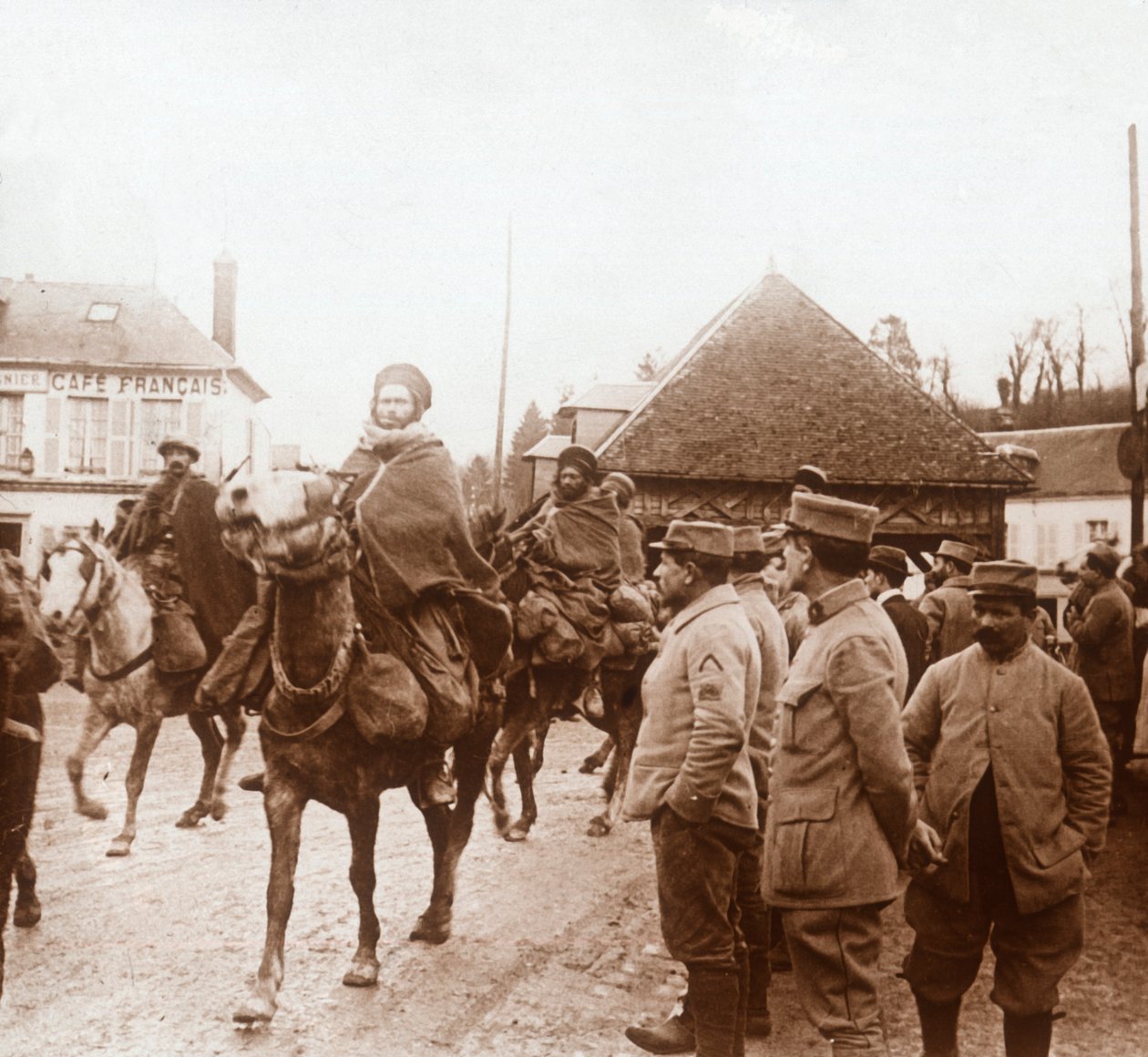 Severoafričtí vojáci, c1914-c1918 od Unbekannt