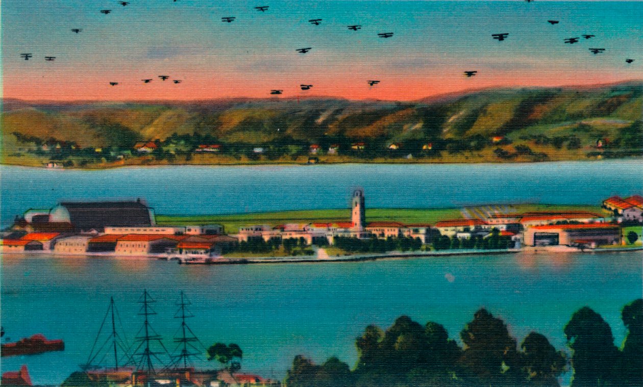 Severní ostrov. Americká námořní letecká stanice. San Diego, Kalifornie, c1941 od Unbekannt