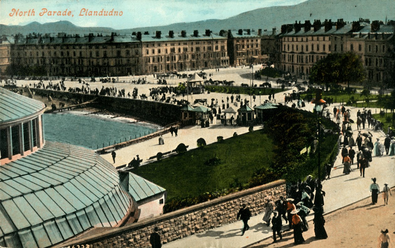 North Parade, Llandudno, konec 19.-začátek 20. století. od Unbekannt