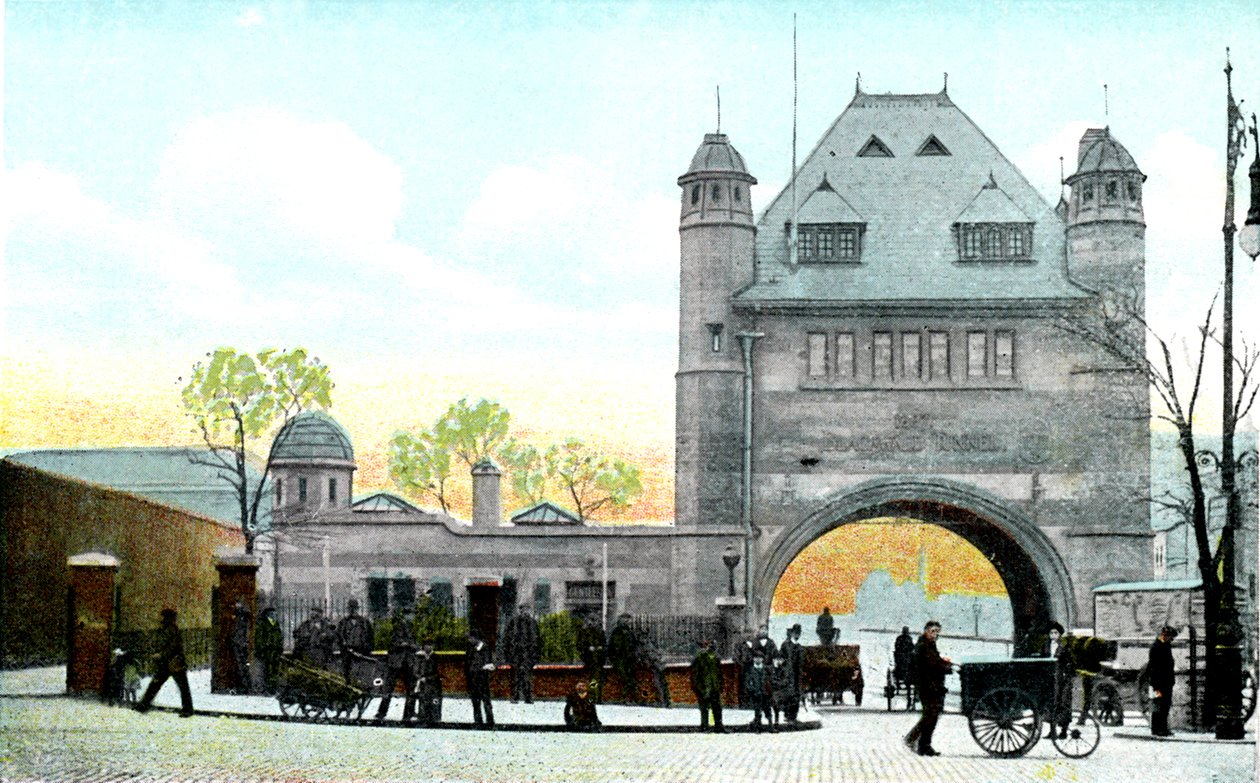 Severní vchod, Blackwall Tunnel, Londýn, 20. století od Unbekannt