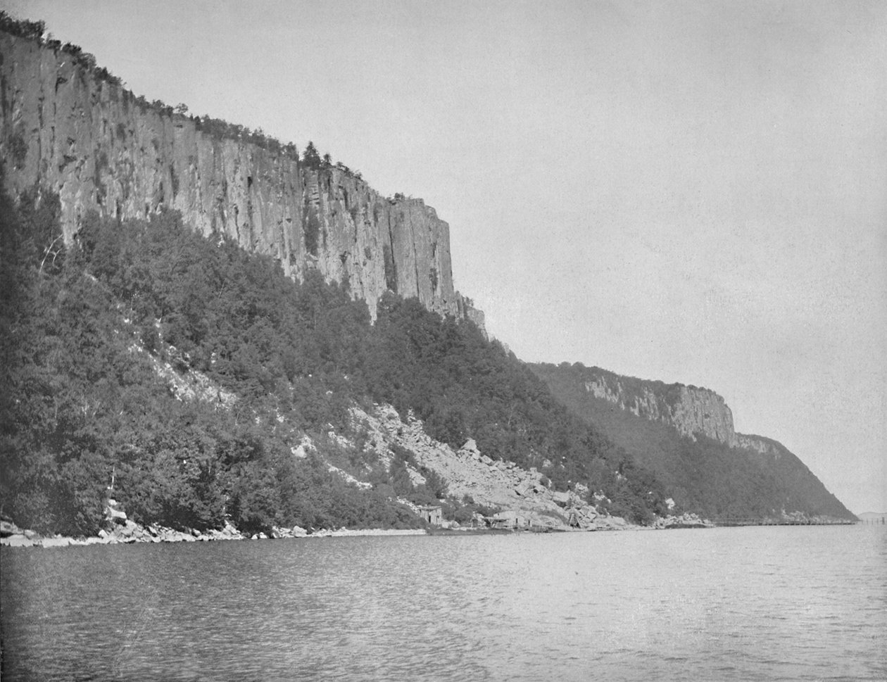 Northern End of Palisades, Hudson River, c1897. od Unbekannt