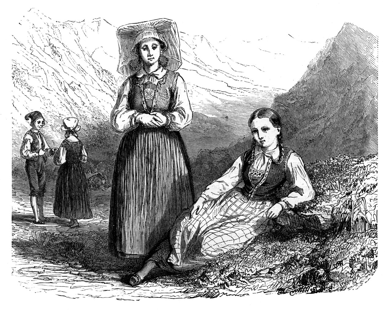 Norové z Lovardalsskard, c1890 od Unbekannt