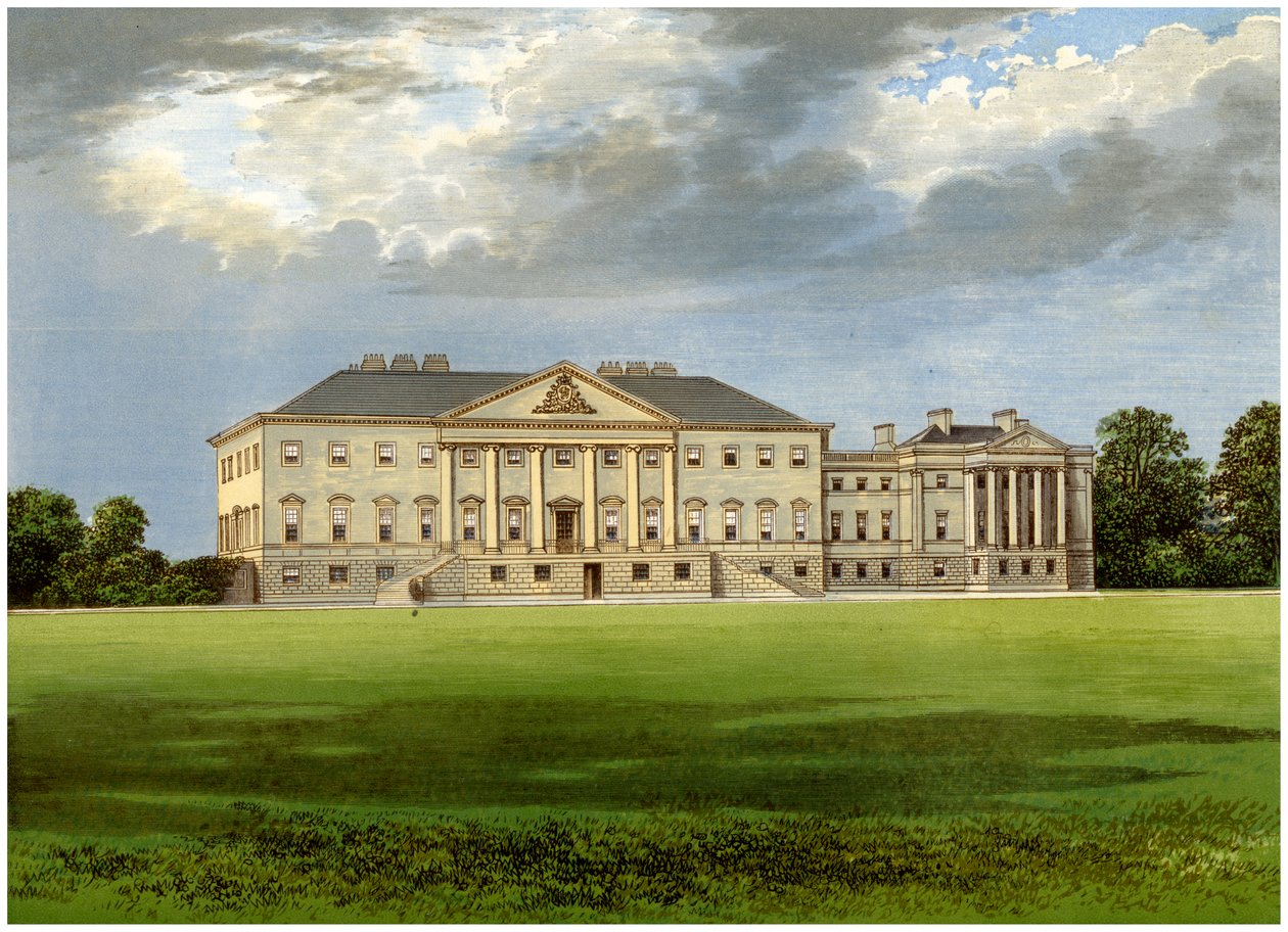Nostell Priory, Yorkshire, domov rodiny Winnů, c1880 od Unbekannt