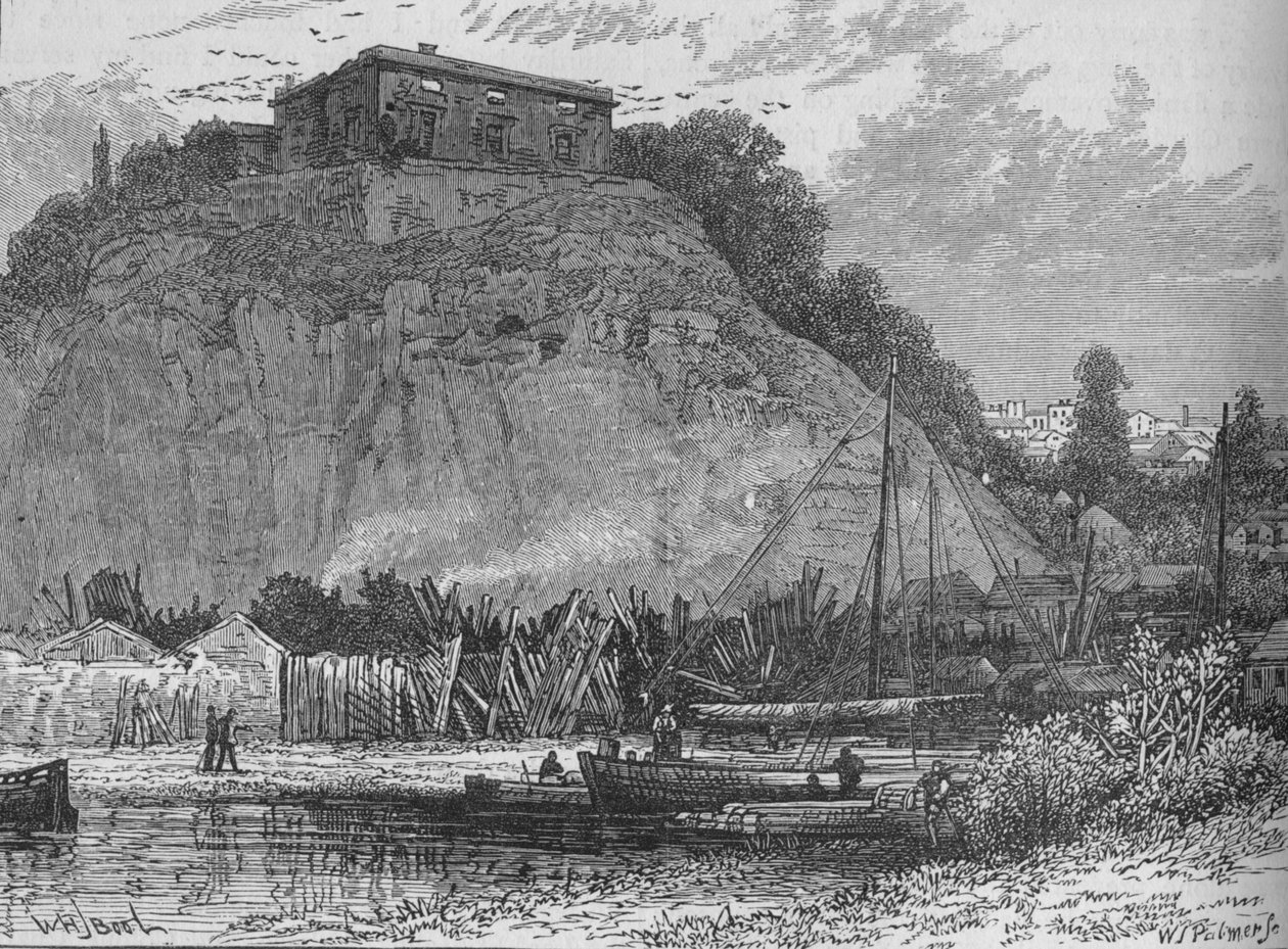 Hrad Nottingham, c1880 od Unbekannt