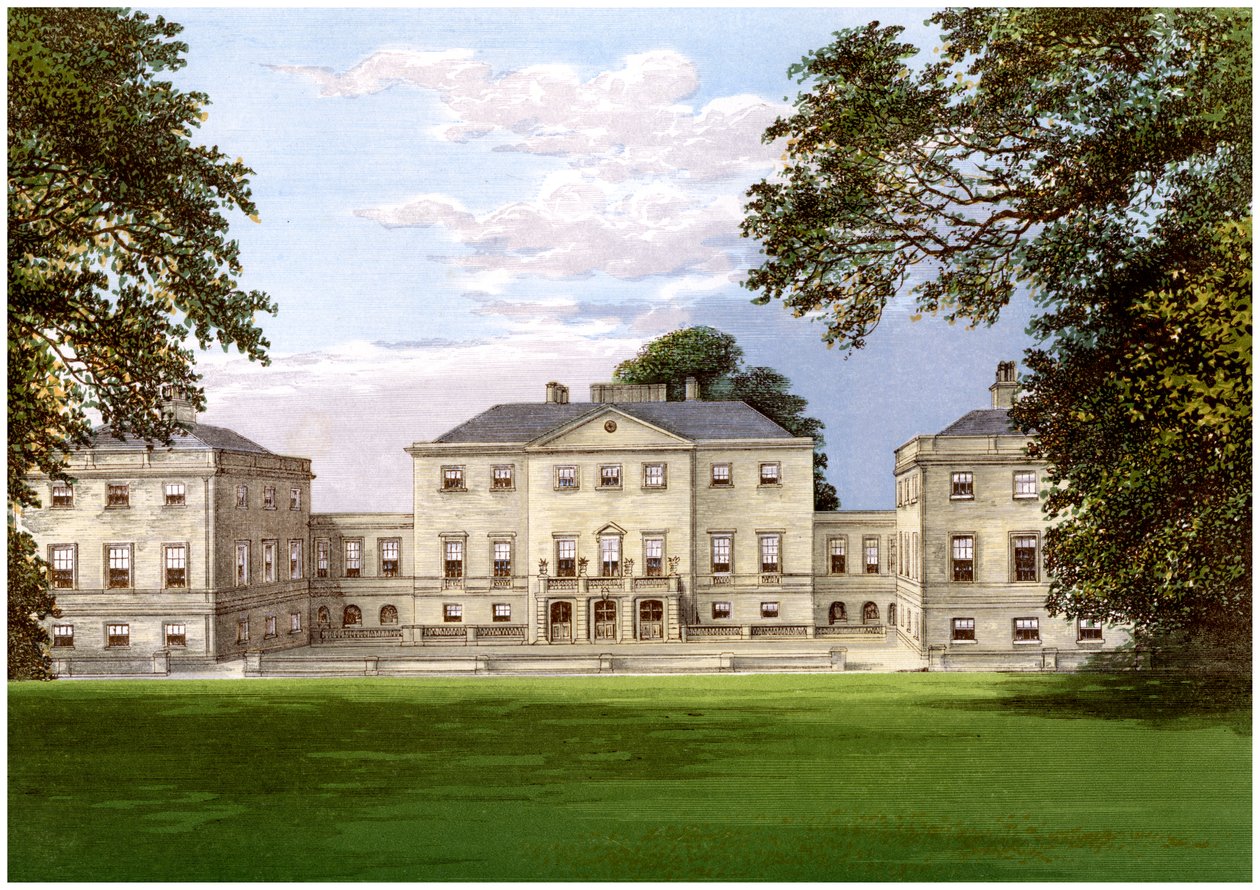 Nuneham Park, Oxfordshire, domov rodiny Harcourt, c1880 od Unbekannt