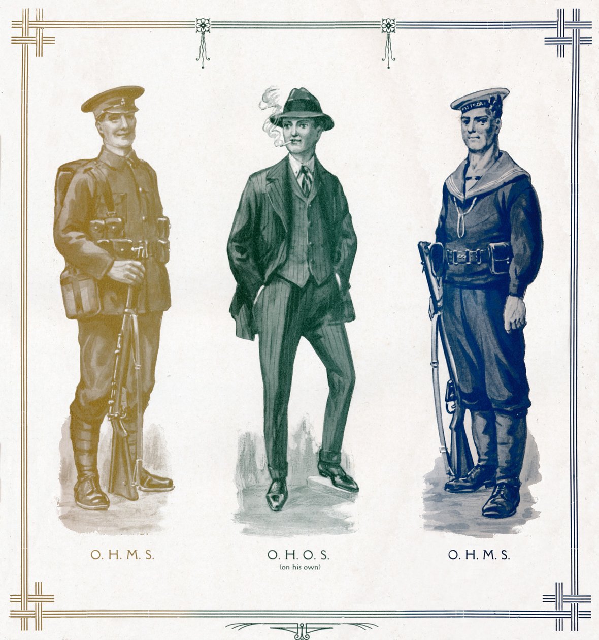 O.H.M.S, O.H.O.S. na vlastní pěst, O.H.M.S., 1916 od Unbekannt