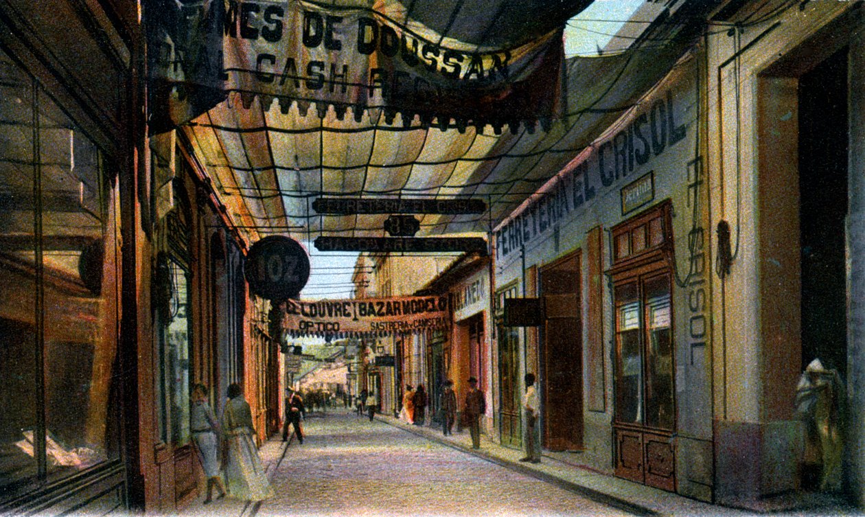 OReilly Street, Havana, Kuba, začátek 20. století od Unbekannt