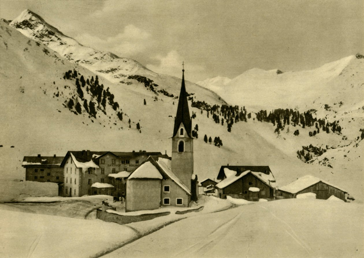 Obergurgl, Tyrolsko, Rakousko, c1935. od Unbekannt