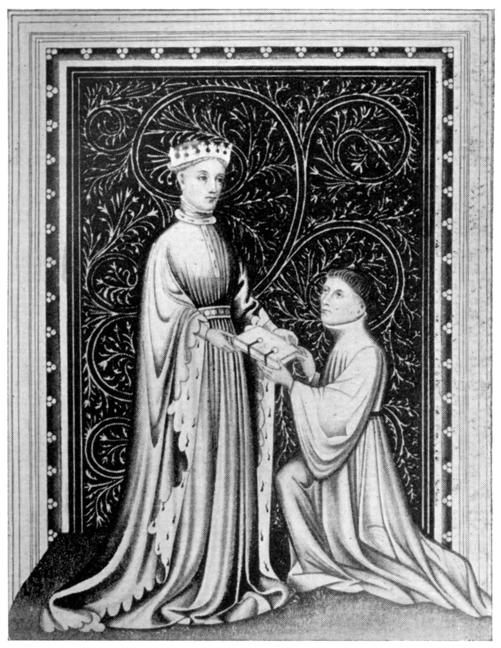 Occleve básník a král Jindřich V., c1410, 1910 od Unbekannt