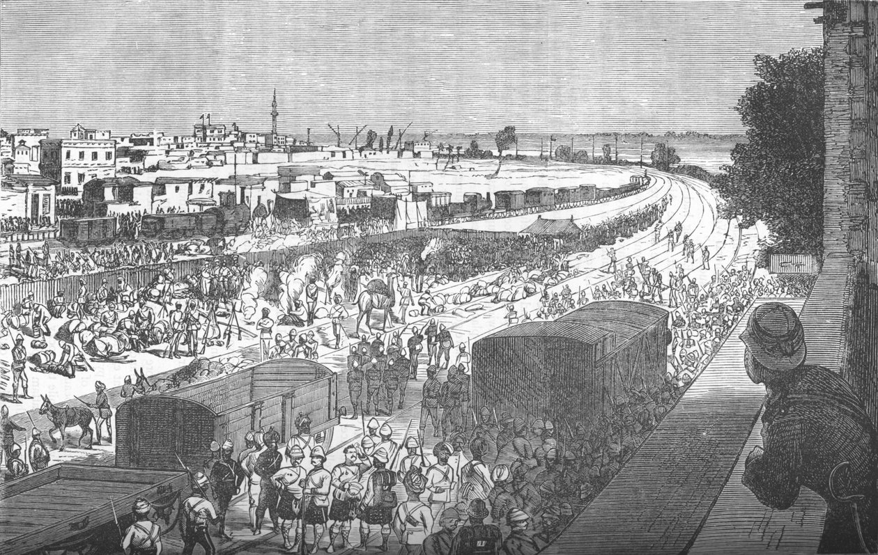 Okupace Zagazigu, po bitvě u Tel-El-Kebir, c1882 od Unbekannt