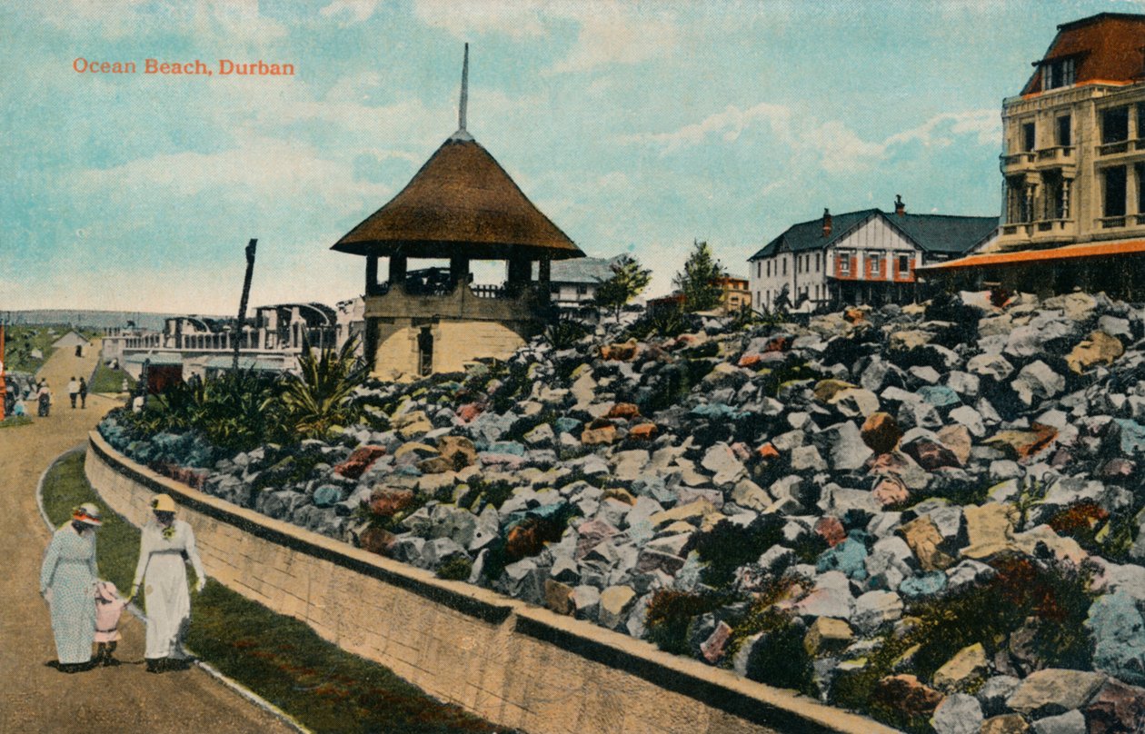 Ocean Beach, Durban, c1914 od Unbekannt