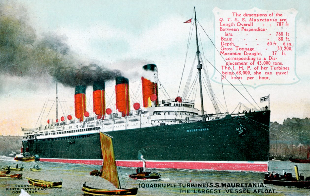Zaoceánský parník RMS Mauretania, 20. století od Unbekannt