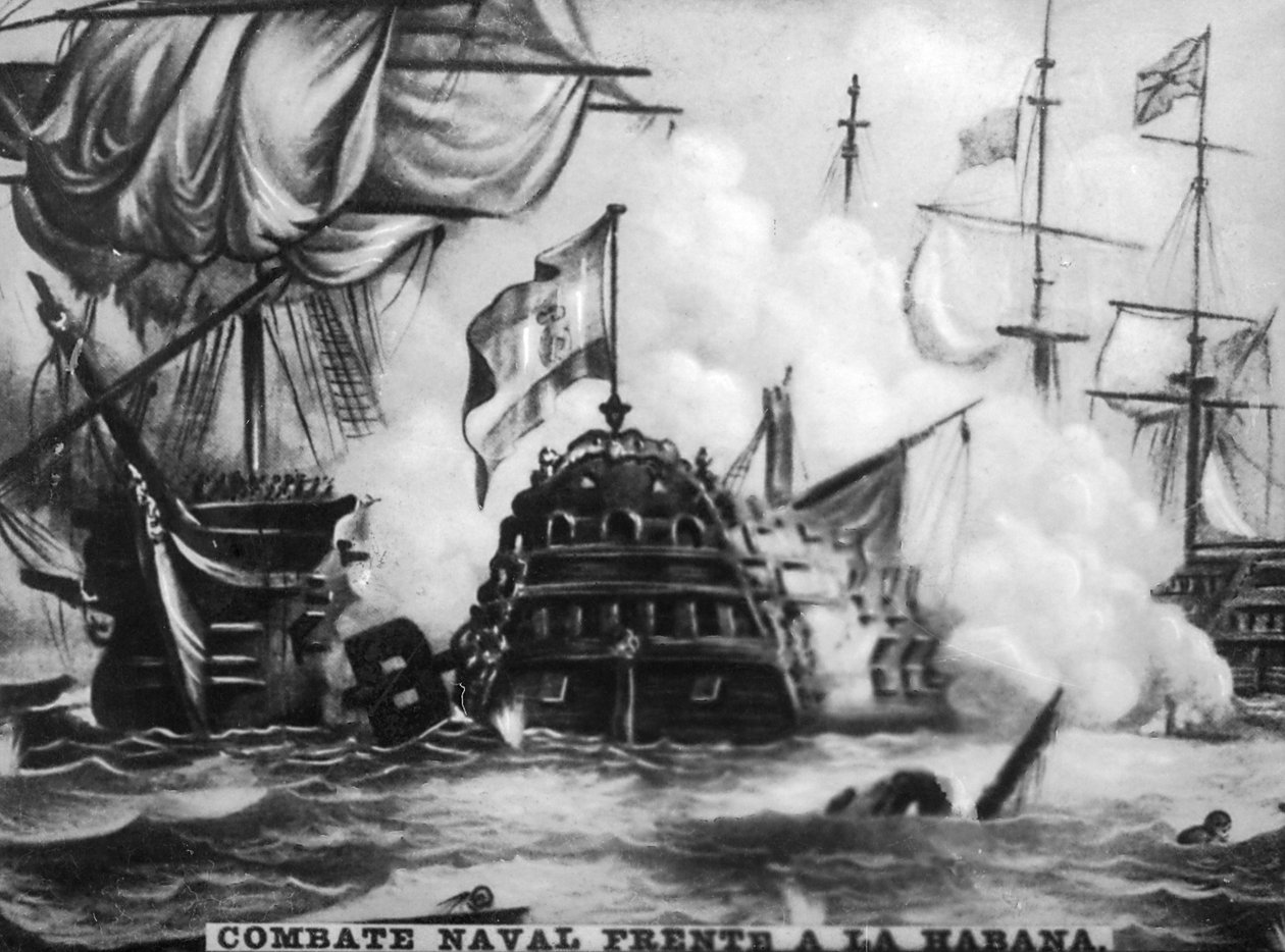 12. října 1747, námořní bitva, 20. léta 20. století od Unbekannt