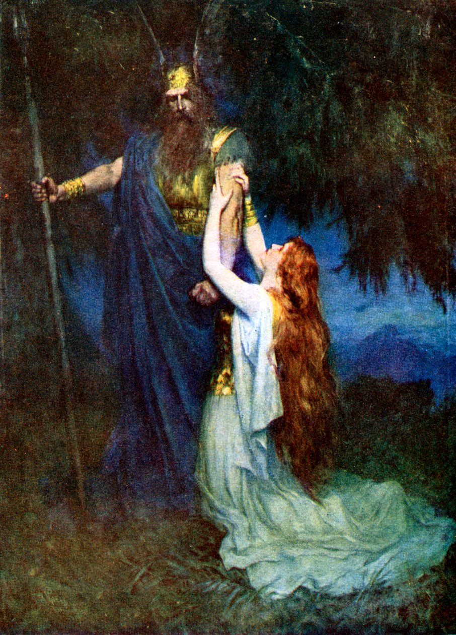 Ódin a Brunhilda od Unbekannt
