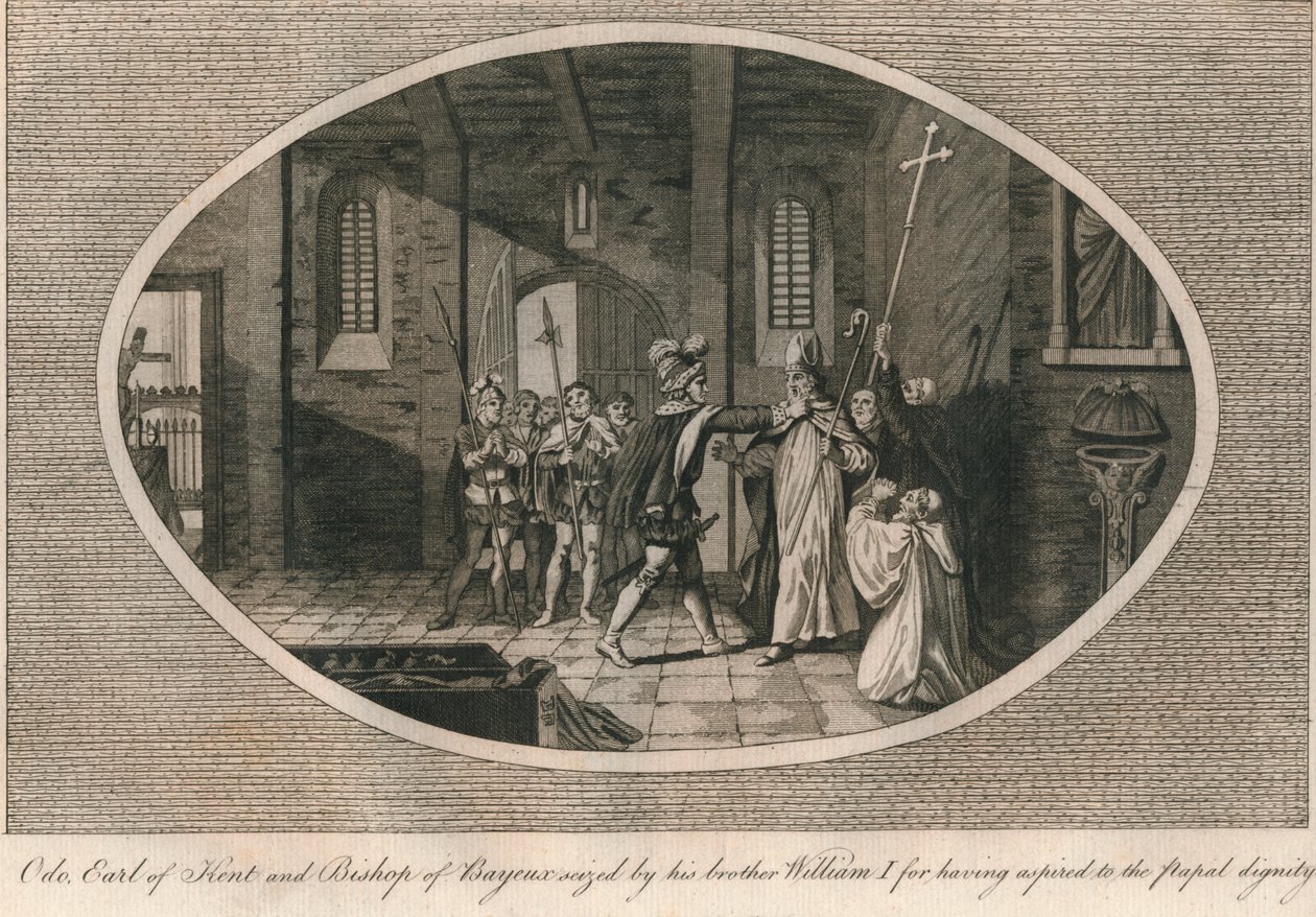 Odo, hrabě z Kentu a biskup z Bayeux, zajat jeho bratrem Vilémem I., 1082 1793 od Unbekannt