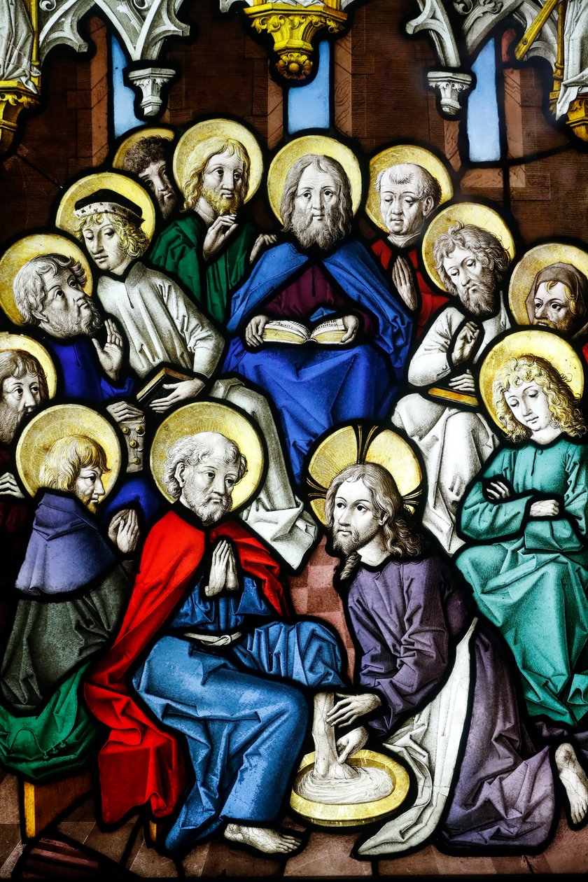 Muzeum Oeuvre Notre-Dame, vitráže, Kristus umývá nohy apoštolům od Unbekannt