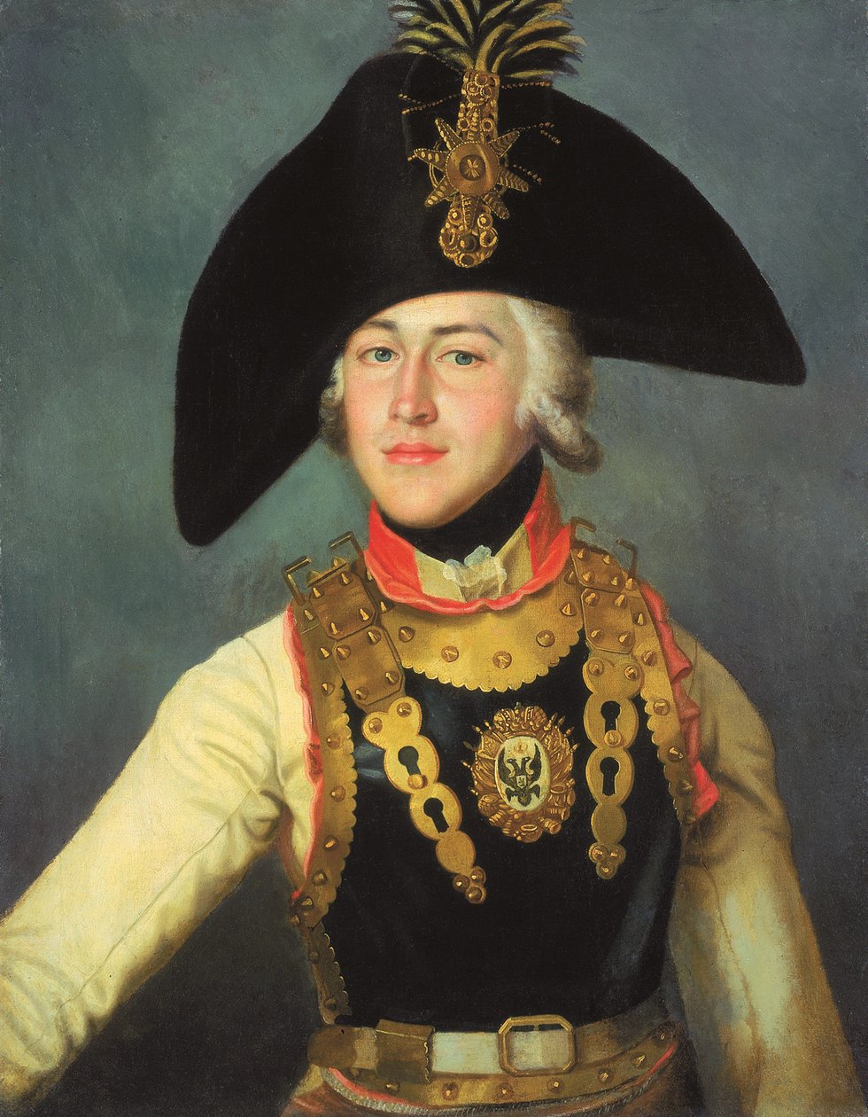 Důstojník jezdeckého pluku Life Guards, 1797-1799 od Unbekannt