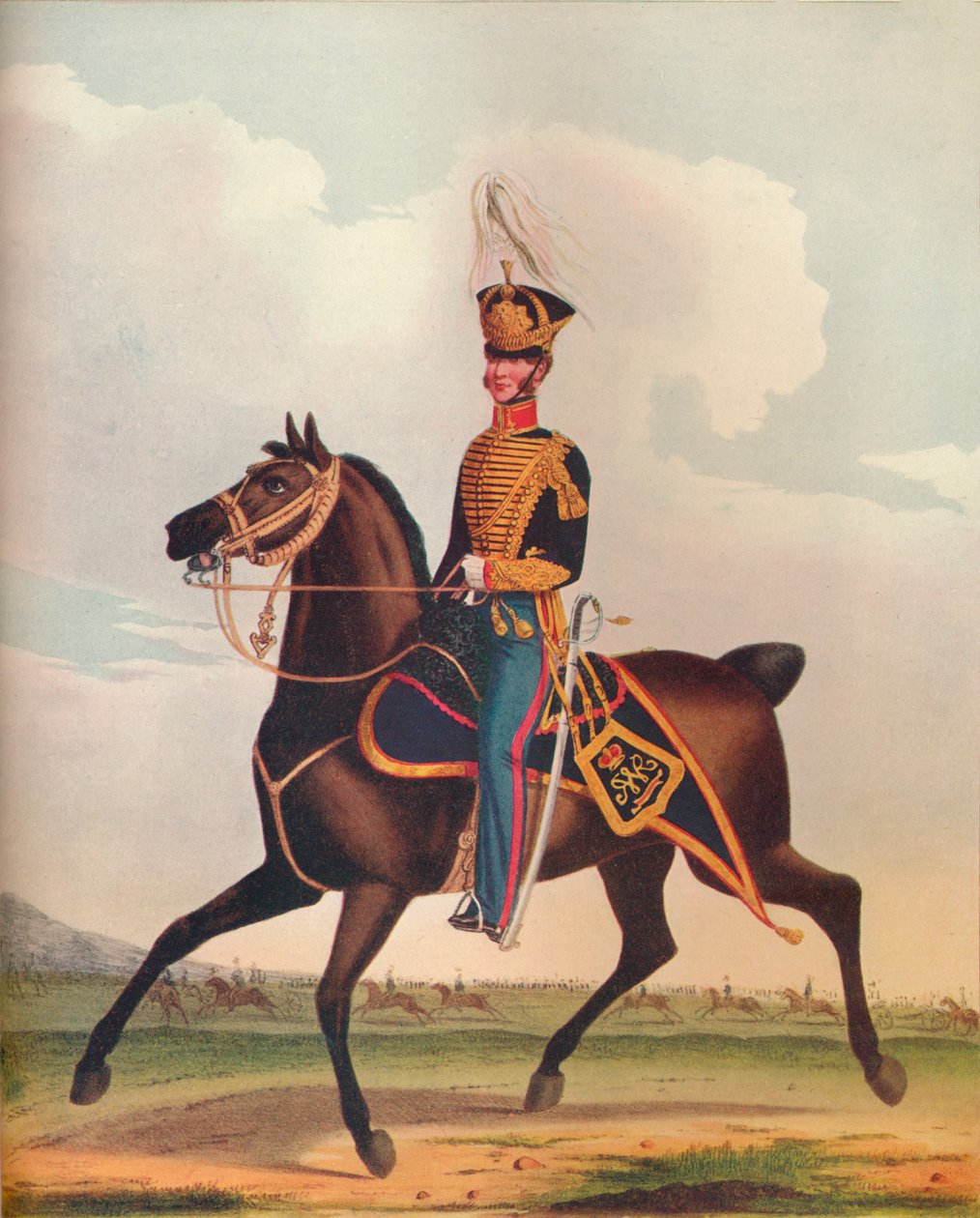 Důstojník Royal Artillery Horse Brigade, c1833. 1914 od Unbekannt